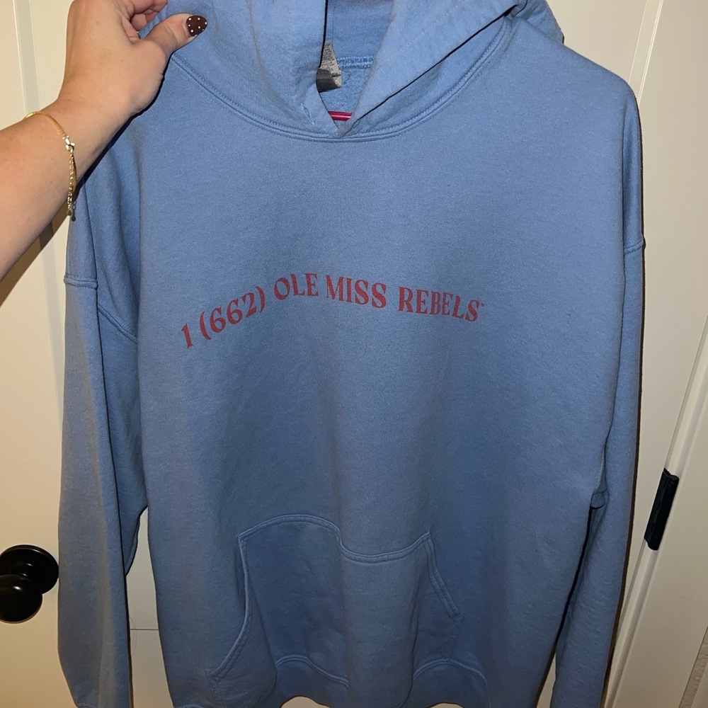 Blue Ole Miss Rebels Women's Hoodie